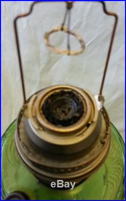ANTIQUE ALADDIN NU-TYPE WASHINGTON DRAPE OIL KEROSENE LAMP MODEL B BURNER