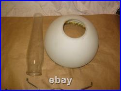 ANTIQUE Aladdin Model 23 Railroad Lamp Aluminum Train Wall Light Kerosene Oil