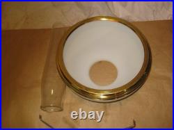 ANTIQUE Aladdin Model 23 Railroad Lamp Aluminum Train Wall Light Kerosene Oil