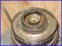 ANTIQUE Aladdin Model 23 Railroad Lamp Aluminum Train Wall Light Kerosene Oil