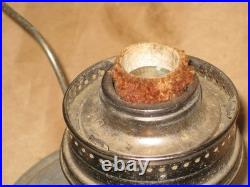 ANTIQUE Aladdin Model 23 Railroad Lamp Aluminum Train Wall Light Kerosene Oil