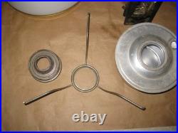 ANTIQUE Aladdin Model 23 Railroad Lamp Aluminum Train Wall Light Kerosene Oil