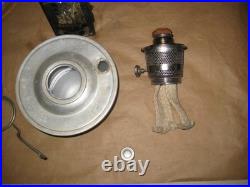 ANTIQUE Aladdin Model 23 Railroad Lamp Aluminum Train Wall Light Kerosene Oil