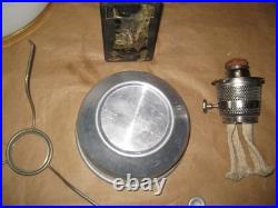 ANTIQUE Aladdin Model 23 Railroad Lamp Aluminum Train Wall Light Kerosene Oil