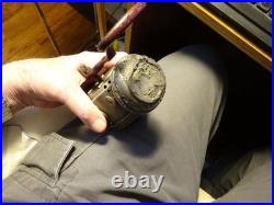 ANTIQUE BICYCLE LAMP Aladdin Uncle Sam COLORED JEWELS ON SIDES As Is As Shown