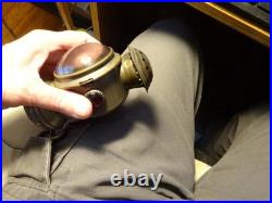 ANTIQUE BICYCLE LAMP Aladdin Uncle Sam COLORED JEWELS ON SIDES As Is As Shown