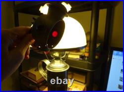 ANTIQUE BICYCLE LAMP Aladdin Uncle Sam COLORED JEWELS ON SIDES As Is As Shown