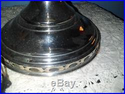 ANTIQUE OR VINTAGE-MODEL 9-ALADDIN-OIL LAMP-BRASS NICKEL PLATED