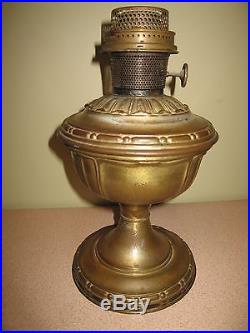 ANTIQUE/VINTAGE BRASS ALADDIN KEROSENE MANTLE LAMP-MODEL #12-NICE CONDITION
