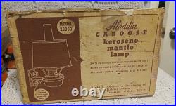 ANTIQUE Vintage ALADDIN RAILROAD CABOOSE Kerosene LAMP AUTHENTIC 23000 Box Decor