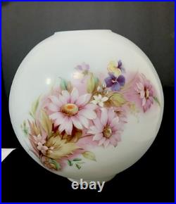 Alacite Uranium Tall Aladdin Lincoln drape lamp base glows with black light