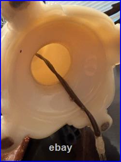 Alacite Vintage Lamp With Finial Gorgeous Condition. Untested Maybe Aladdin