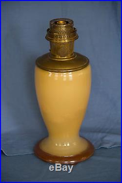 Aladdin 10 Inch Amber Vase Lamp Kerosene Lamp Burner