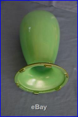 Aladdin 10 Inch Green Vase Lamp Kerosene Lamp Burner Chimney