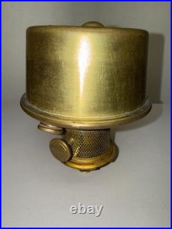 Aladdin 10 Peach / Tan Venetian Art Craft Vase Lamp Variegated Antique Original