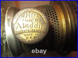 Aladdin 104 Clear Colonial Oil Lamp 1933