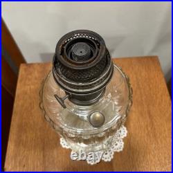 Aladdin 107 Cathedral Model B 1934 Clear Footed Kerosene Oil Lamp