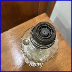 Aladdin 107 Cathedral Model B 1934 Clear Footed Kerosene Oil Lamp