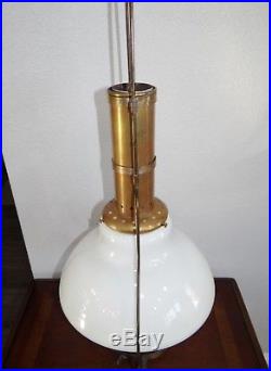 Aladdin 115 Hanging Lamp Frame with215 Glass Shade Kerosene Model 6 Vtg Antique