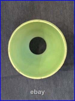 Aladdin 1230A Green Alpha Art Glass Model 12 Vase Oil Lamp 10 1/4