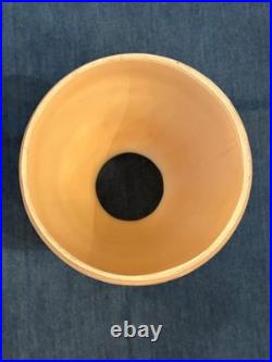 Aladdin 1231A Amber Apha Art Glass Model 12 Vase Oil Lamp 10 1/4