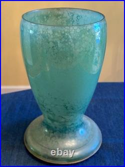 Aladdin 1243 Green Venetian Art Craft Model 12 Vase Oil Lamp 10 1/4