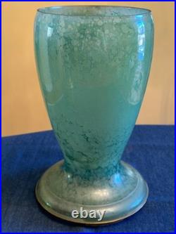 Aladdin 1243 Green Venetian Art Craft Model 12 Vase Oil Lamp 10 1/4