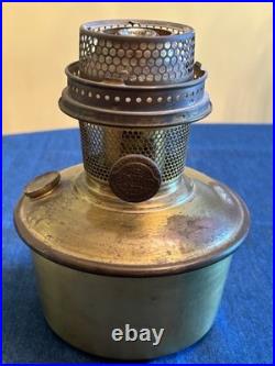 Aladdin 1243 Green Venetian Art Craft Model 12 Vase Oil Lamp 10 1/4