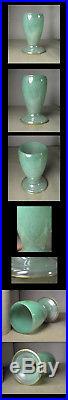 Aladdin 1243 Venetian Art Craft Green Variegated Verde Kerosene Oil Vase Lamp