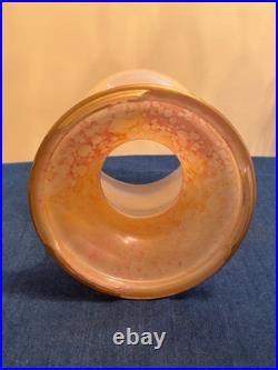 Aladdin 1245 Peach Venetian Art Craft Model 12 Vase Oil Lamp 10 1/4