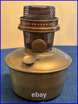 Aladdin 1245 Peach Venetian Art Craft Model 12 Vase Oil Lamp 10 1/4