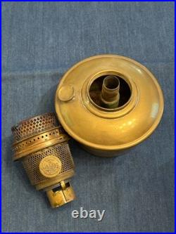 Aladdin 1245 Peach Venetian Art Craft Model 12 Vase Oil Lamp 10 1/4