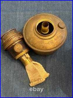 Aladdin 1245 Tan Model 12 Vase Oil Lamp 10 1/4