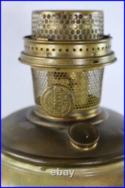 Aladdin 1930-36 Model 12 Vase Lamp Variegated Duo Tan Style 1241