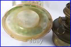 Aladdin 1930-36 Model 12 Vase Lamp Variegated Duo Tan Style 1241