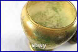 Aladdin 1930-36 Model 12 Vase Lamp Variegated Duo Tan Style 1241