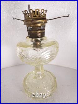 Aladdin 1932 Clear Washington Drape MODEL'A' Lamp withNU-TYPE Burner & Shade Ring