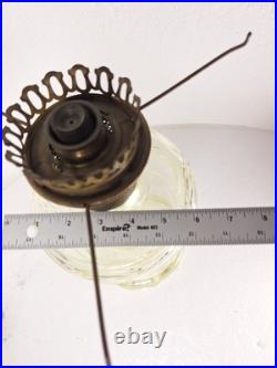 Aladdin 1932 Clear Washington Drape MODEL'A' Lamp withNU-TYPE Burner & Shade Ring