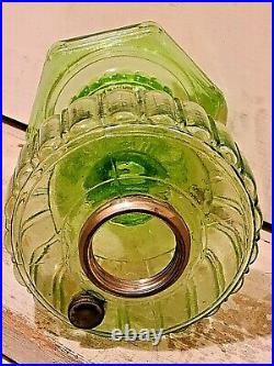 Aladdin 1934 Model B-108 Green Kerosene Oil Lamp