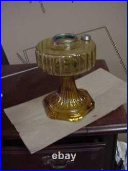 Aladdin 1935-36 Antique Amber Corinthian kerosene Lamp Base