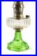 Aladdin 1935-36 B-105 Corinthian Clear/Green Foot Oil Lamp Nickle Model B Burner