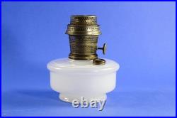 Aladdin 1936-38 #0152 White Moonstone Bracket Hanging Oil Font Nickle B Burner Aladdin 1936-38 #0152 White Moonstone Bracket Hanging Oil Font Nickle B Burner