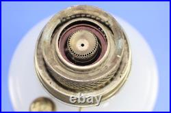 Aladdin 1936-38 #0152 White Moonstone Bracket Hanging Oil Font Nickle B Burner Aladdin 1936-38 #0152 White Moonstone Bracket Hanging Oil Font Nickle B Burner