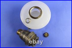 Aladdin 1936-38 #0152 White Moonstone Bracket Hanging Oil Font Nickle B Burner