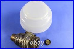 Aladdin 1936-38 #0152 White Moonstone Bracket Hanging Oil Font Nickle B Burner