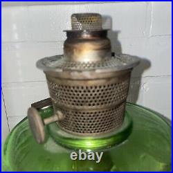 Aladdin 1938 Model B-81 Green Beta Crystal Kerosene Beehive Lamp Oil Lamp Burner