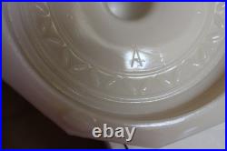 Aladdin 1940-49 B-75 Post War Alacite V-Foot Oil Lamp withBrass Electric Burner