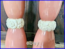 Aladdin 1949 Electric Pink & Alacite Table Lamp Set of 2 32 tall Aladdin 1949 Electric Pink & Alacite Table Lamp Set of 2 32 tall