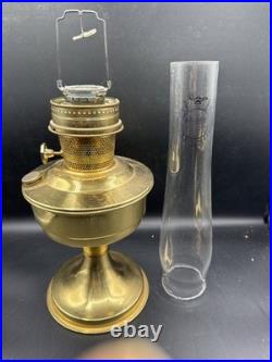 Aladdin 1969-2015 B-2301 Solid Brass Model #23 Kerosene Oil Table Lamp 23 Burner