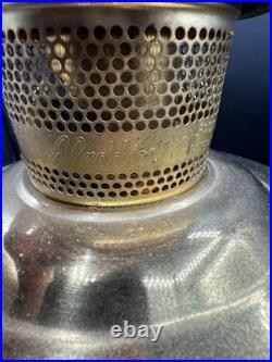 Aladdin 1969-2015 B-2301 Solid Brass Model #23 Kerosene Oil Table Lamp 23 Burner